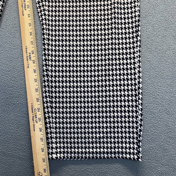 Susan Graver Stretch Wide Leg Pants Women’s Size L Herringbone Pattern,Pockets - Picture 6 of 9